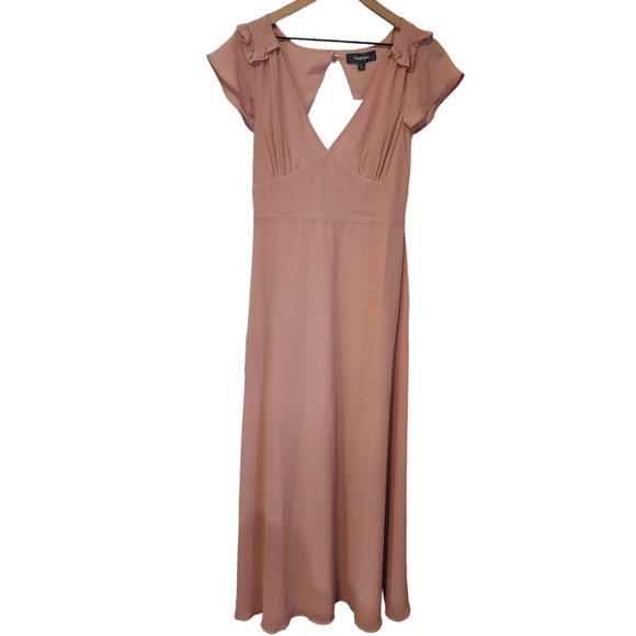 NEW ModCloth You're Flowing Places Maxi Dress in Mauve Rose - Picture 9 of 12